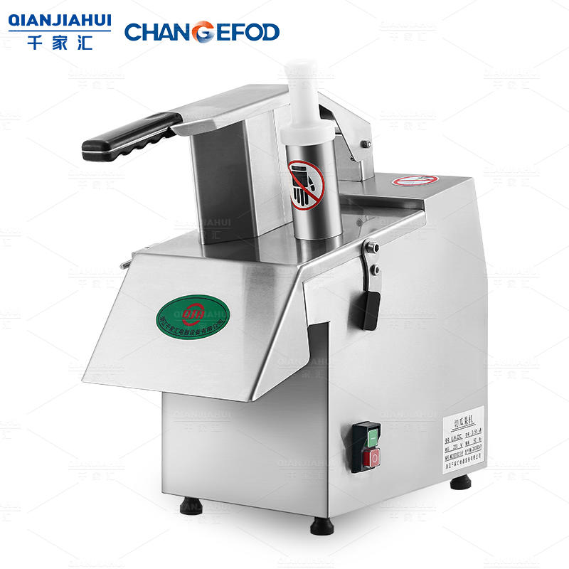 All Stainless Desktop Electrical Commercial Fruit And Vegetable Cutter Machine