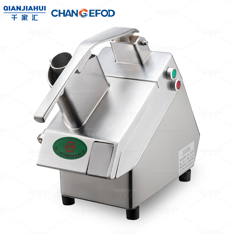 All Stainless Desktop Electrical Commercial Fruit And Vegetable Cutter Machine